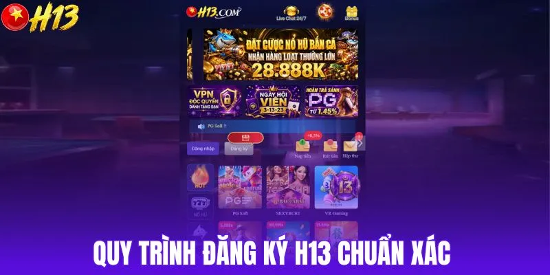 Quy trình đăng ký H13 chuẩn xác